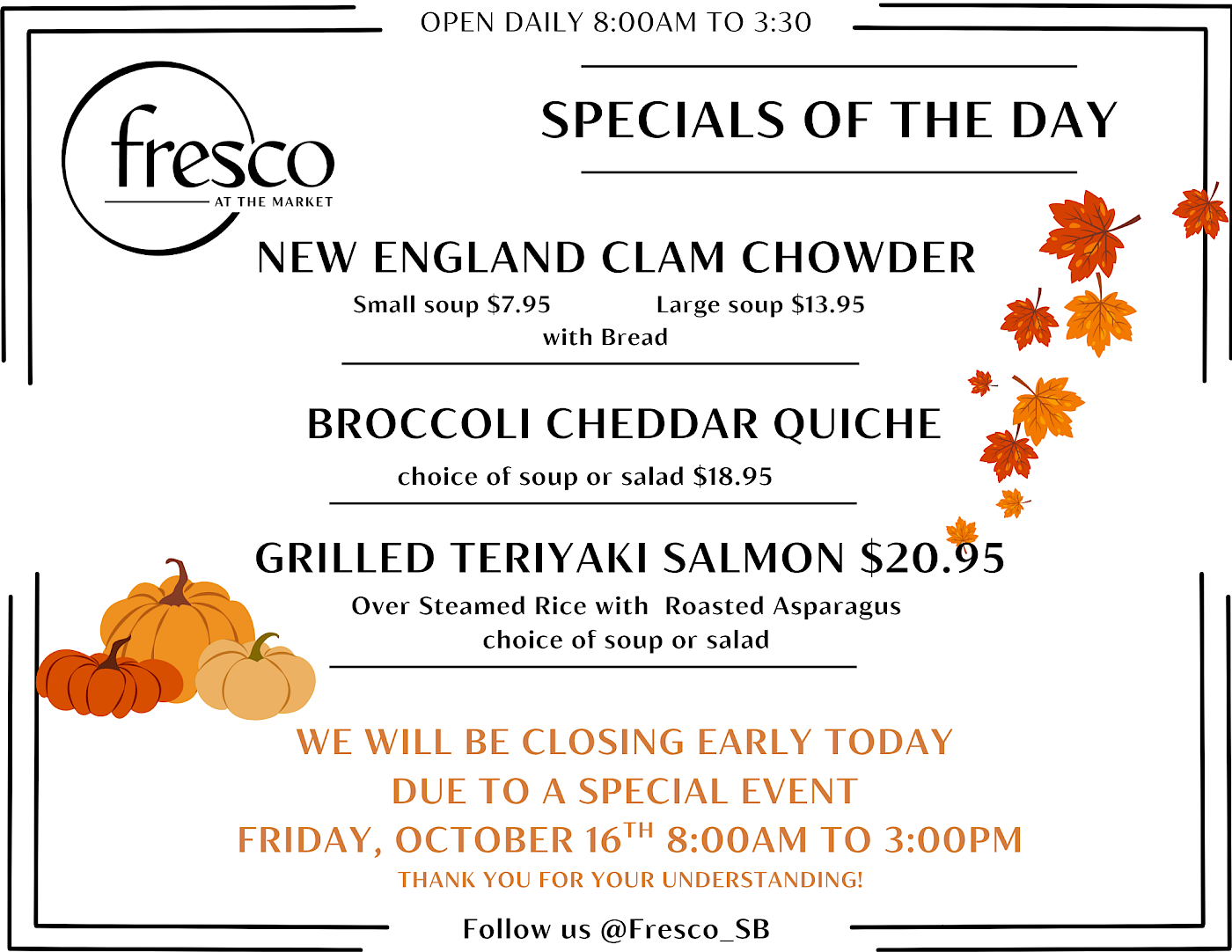 FRIDAY OCT 16